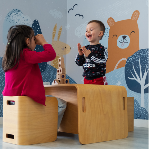 Flexy Montessori Cube Table&Chair Set