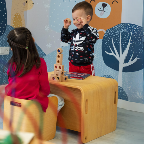 Flexy Montessori Cube Table&Chair Set