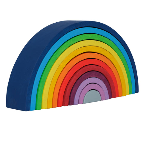 Extra Large 12 Pcs Stacking Toy Rainbow Blue (39 cm)